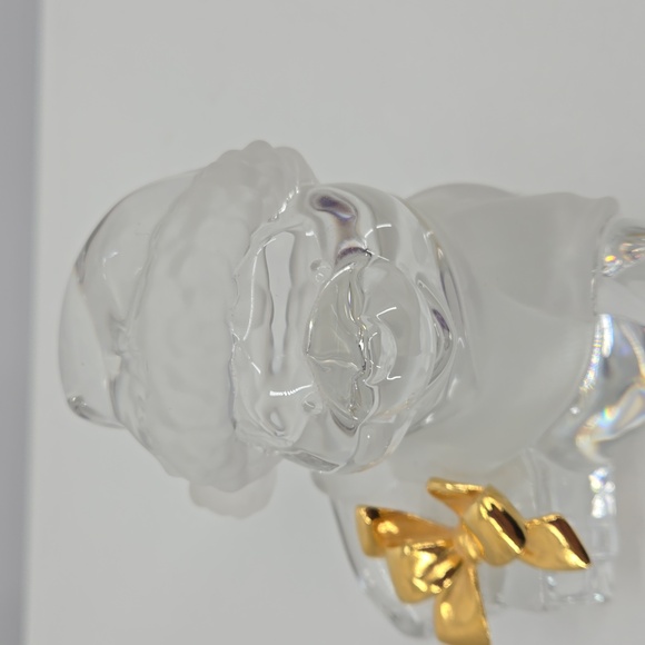 Disney Lenox Crystal & Gold Figure Pooh from Winnie the Pooh Rare Xmas special - Picture 13 of 13